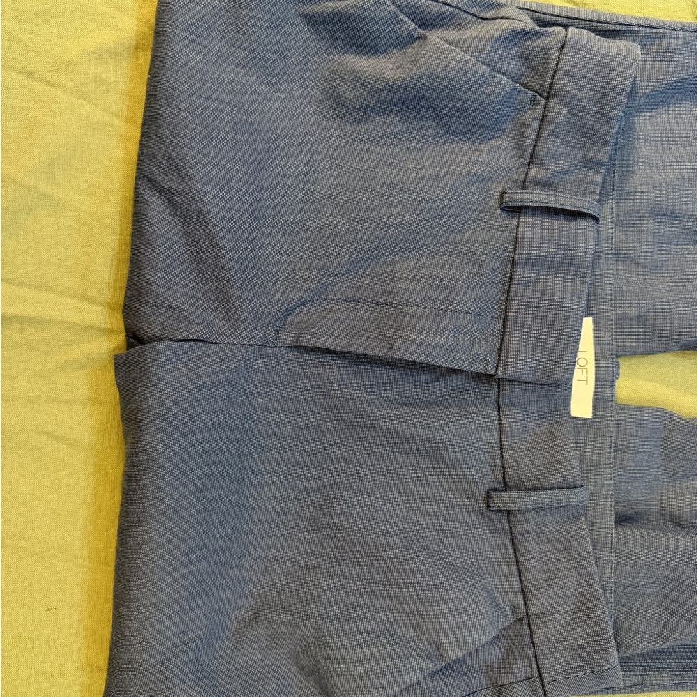 LOFT Blue Ankle Riviera Slim Pants - Picture 9 of 10